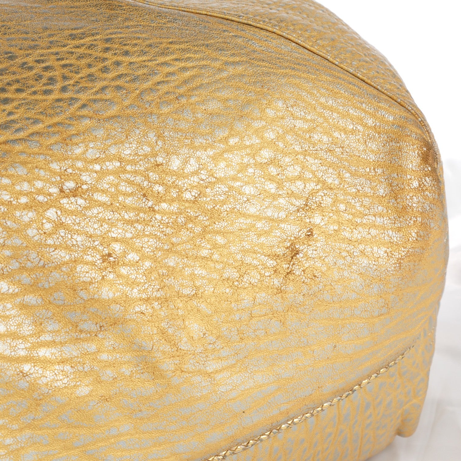 Fendi Nappa Nuvolata Bimetal Spy Oro Argento 16 of 17