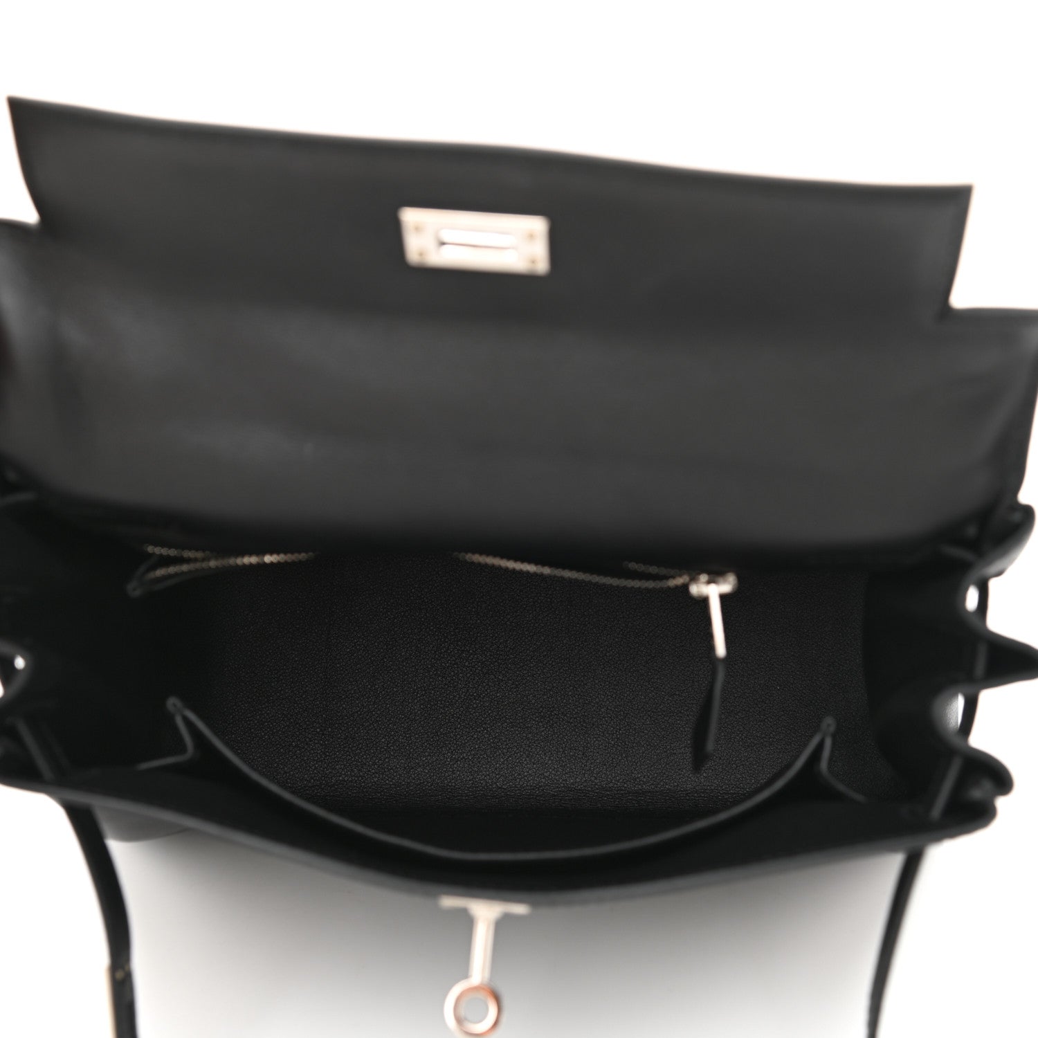 Hermes Swift Kelly Retourne 25 Black 5 of 11