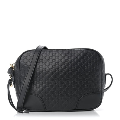 Gucci Microguccissima Mini Bree Messenger Bag Black 1 of 9