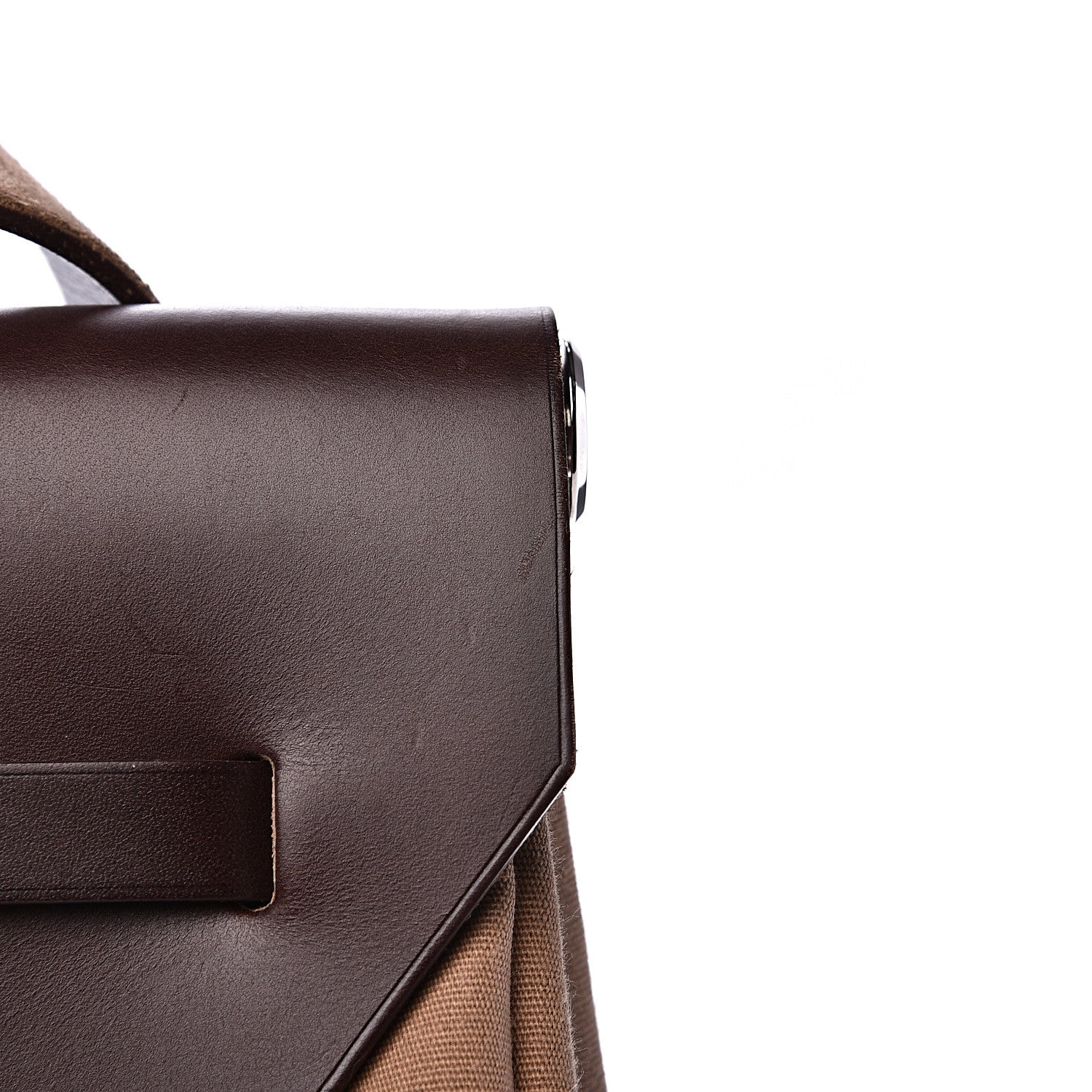 Hermes Toile Vache Hunter Herbag 39 GM Etoupe Ebene 13 of 14