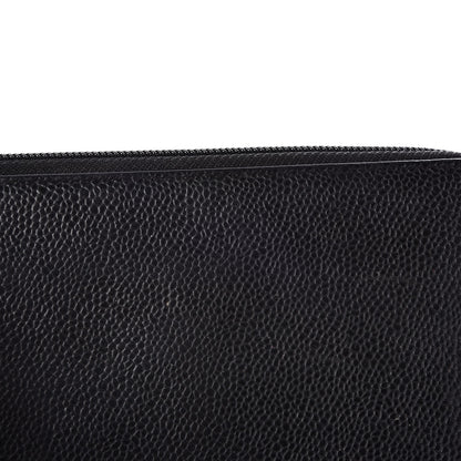 Chanel Caviar Large Timeless CC Zip Around Wallet Black 9 of 9