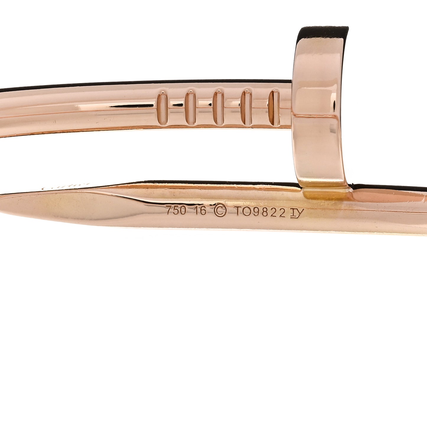 18K Pink Gold Juste Un Clou Bracelet 16