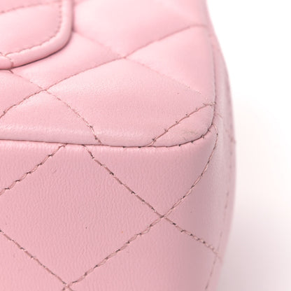 Chanel Lambskin Quilted Mini Rectangular Flap Light Pink 6 of 6