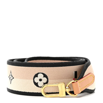 Louis Vuitton Jacquard Diane Shoulder Strap Black 2 of 4