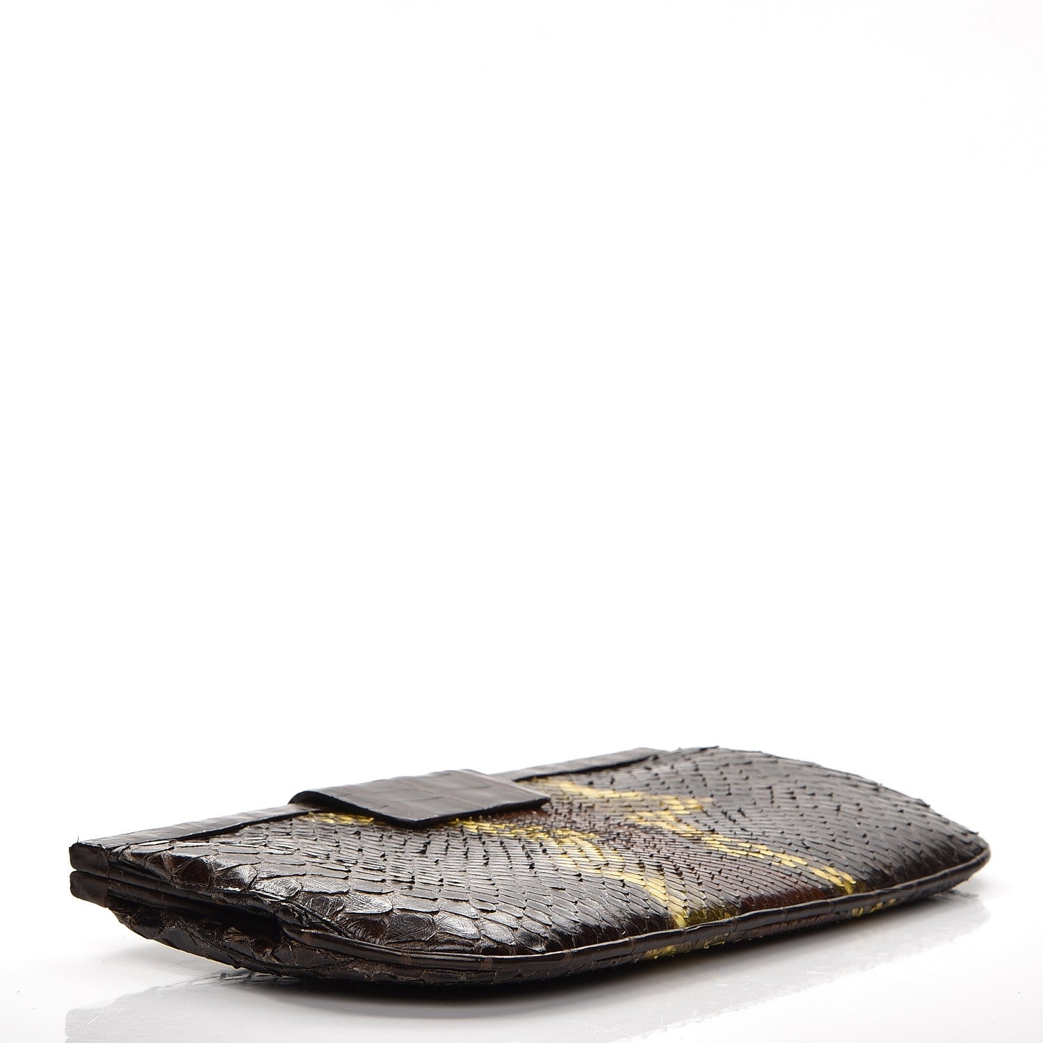 Nancy Gonzalez Crocodile Clutch Brown 4 of 7