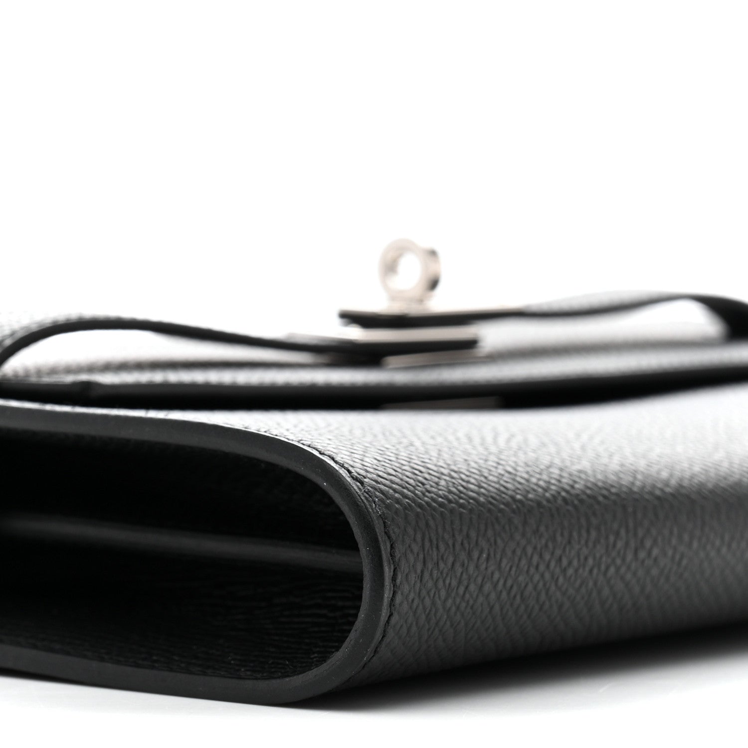 Hermes Epsom Kelly Wallet To Go Black 9 of 10