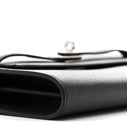 Hermes Epsom Kelly Wallet To Go Black 9 of 10