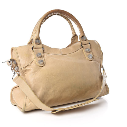 Balenciaga Agneau Giant 21 Silver Hardware City Sahara 3 of 16