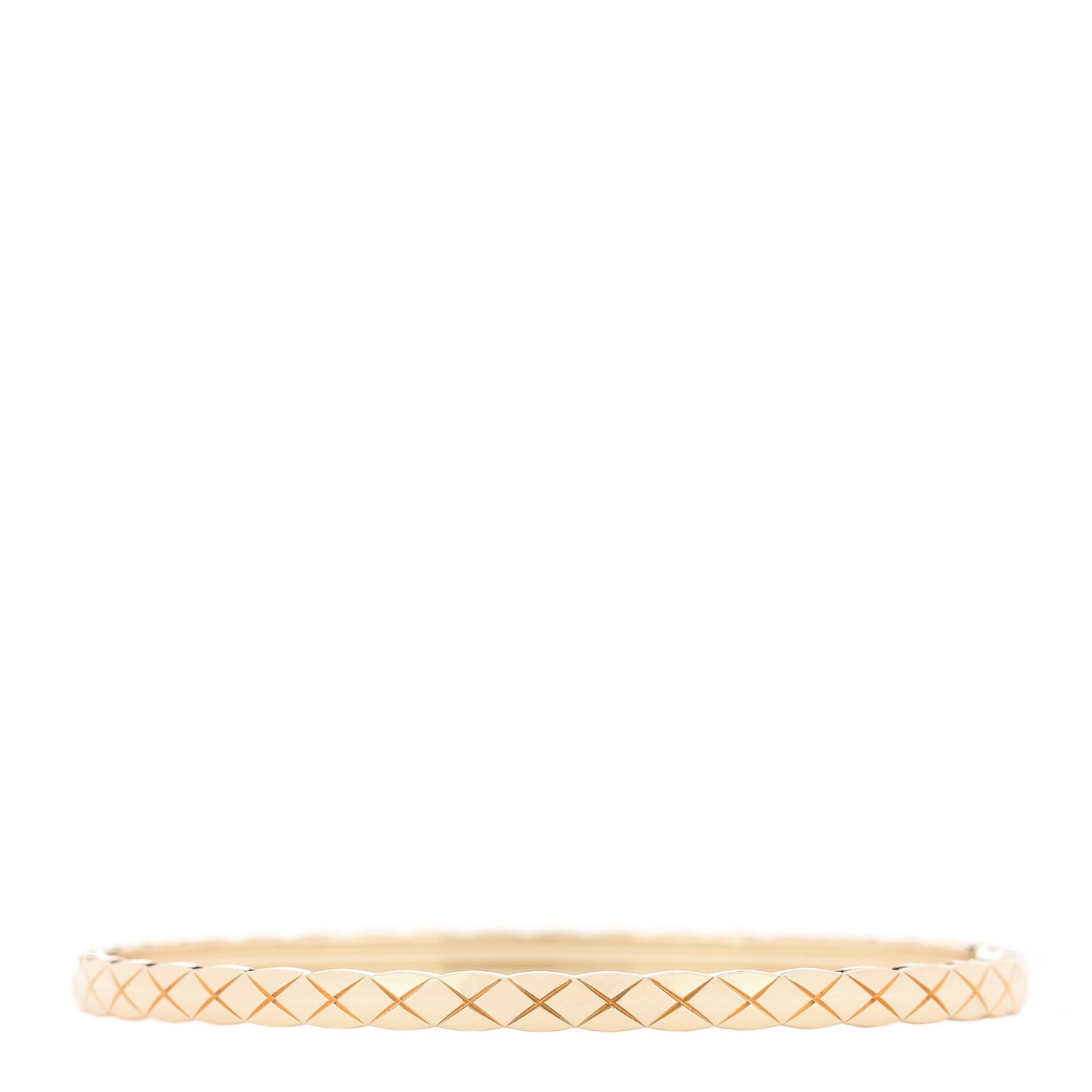18K Yellow Gold Mini Coco Crush Bangle Bracelet M
