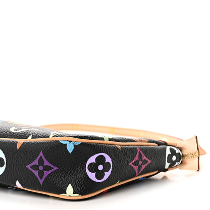 Louis Vuitton Monogram Multicolor Pochette Accessories Black 10 of 15