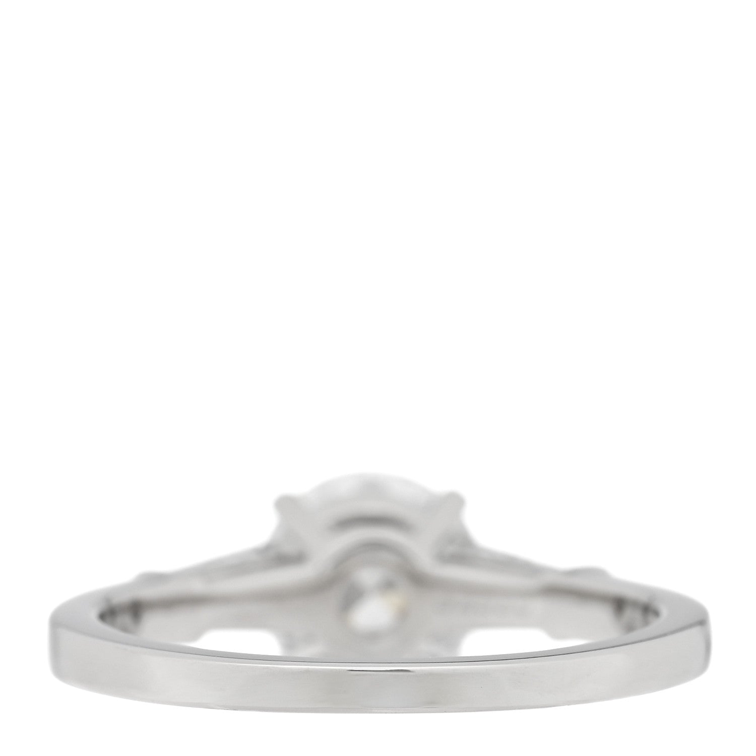 Bulgari Platinum Diamond 1.25ct Three Stone Engagement Ring 51 5.75 3 of 5