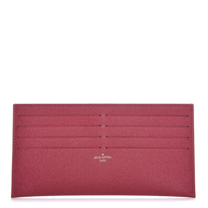 Louis Vuitton Calfskin Felicie Card Holder Insert Fuchsia 1 of 6