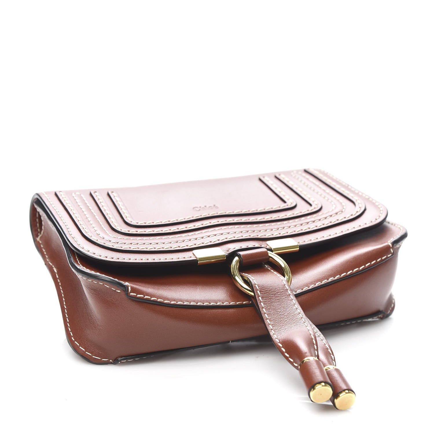 Chloe Calfskin Marcie Convertible Belt Bag Caramel 4 of 10