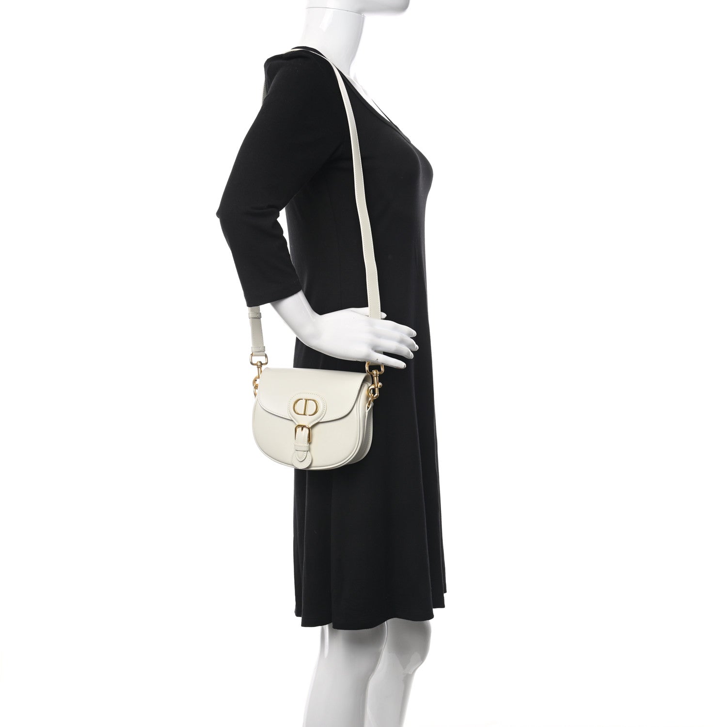 Christian Dior Box Calfskin Small Bobby Bag White 2 of 9