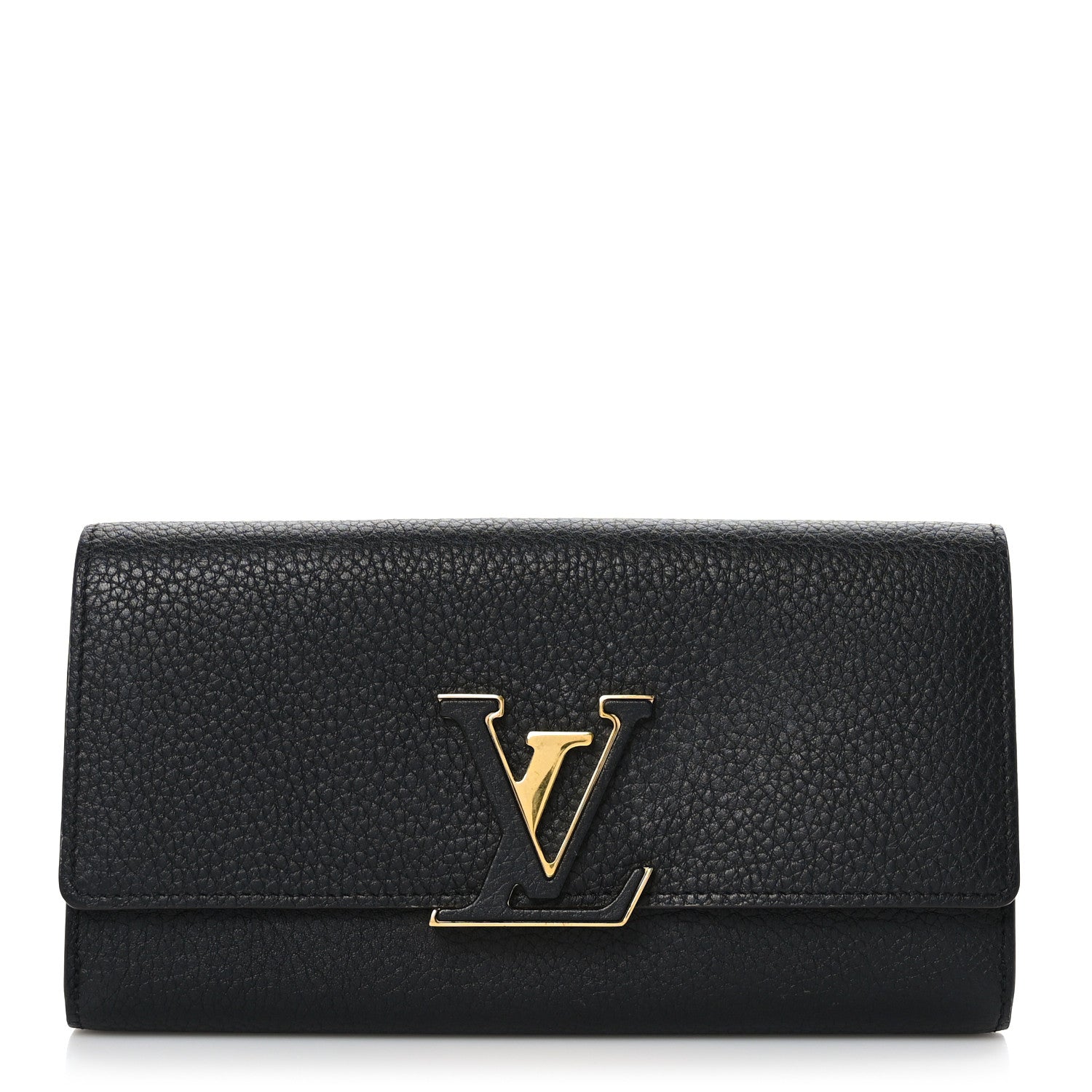 Louis Vuitton Taurillon Capucines Wallet Black 1 of 7
