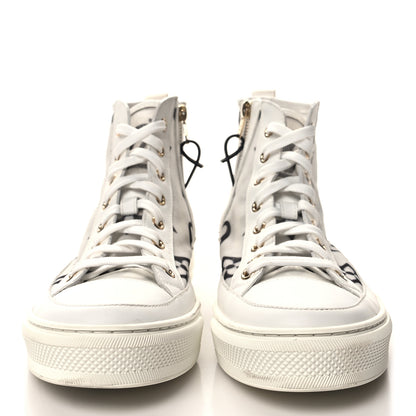 Louis Vuitton Technical Fabric Calfskin Monogram Giant Printed Stellar Sneaker Boots 39.5 2 of 11