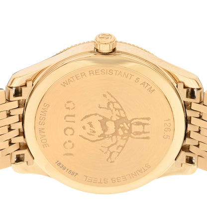 Gucci Stainless Steel 29mm G-Timeless Bee Quartz Watch Gold 4 of 5