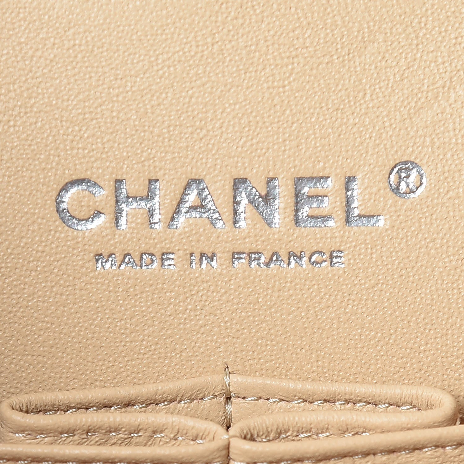 Chanel Caviar Quilted Medium Double Flap Beige Clair 8 of 10