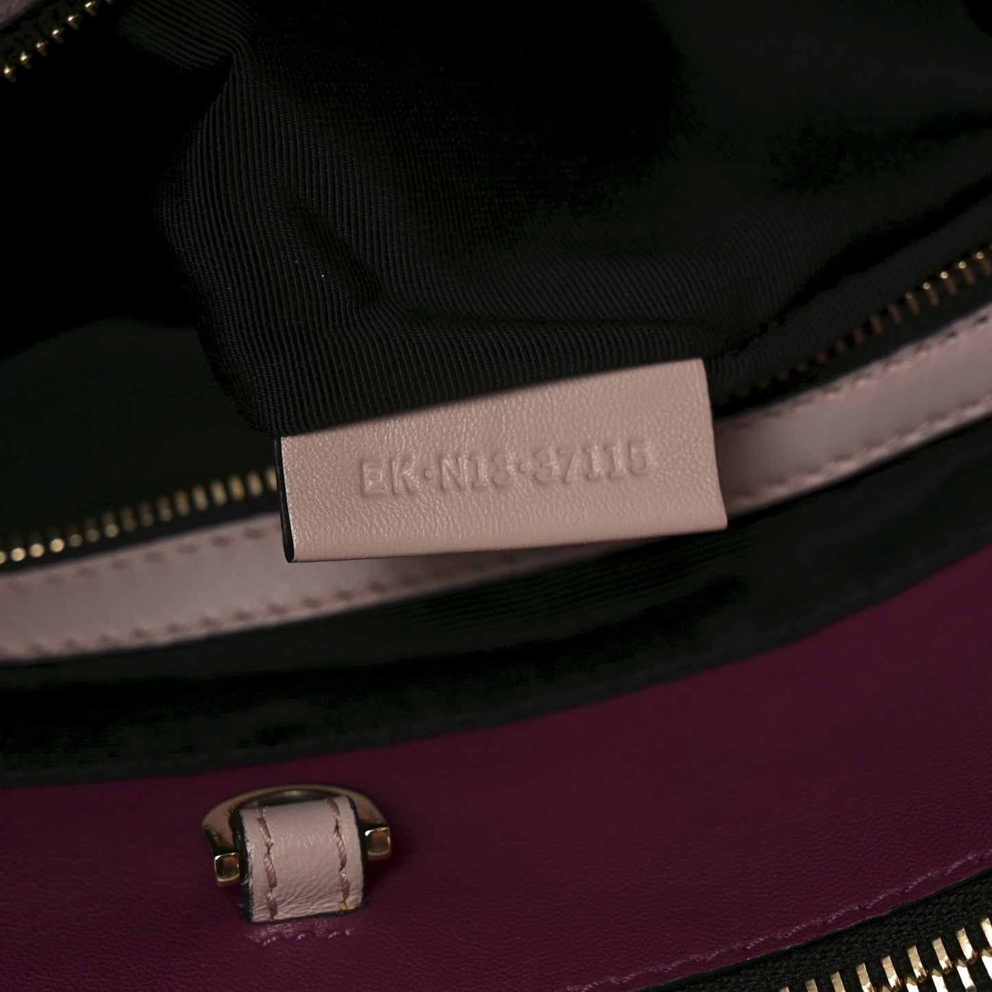 Nappa Karung Serpenti Top Handle Tote Pink Multicolor