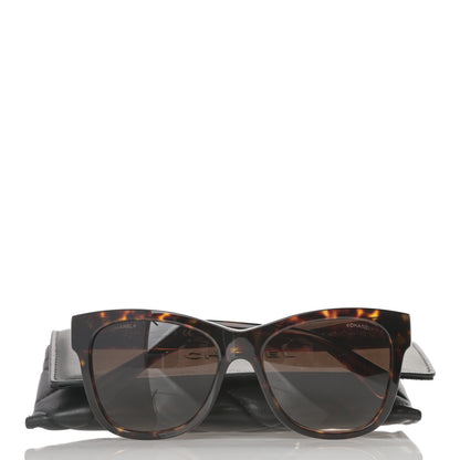 Chanel Acetate Runway Square Sunglasses 5380 Dark Tortoise 8 of 8