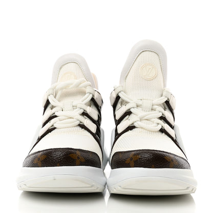 Louis Vuitton Patent Monogram LV Archlight Sneakers 36.5 White 2 of 17