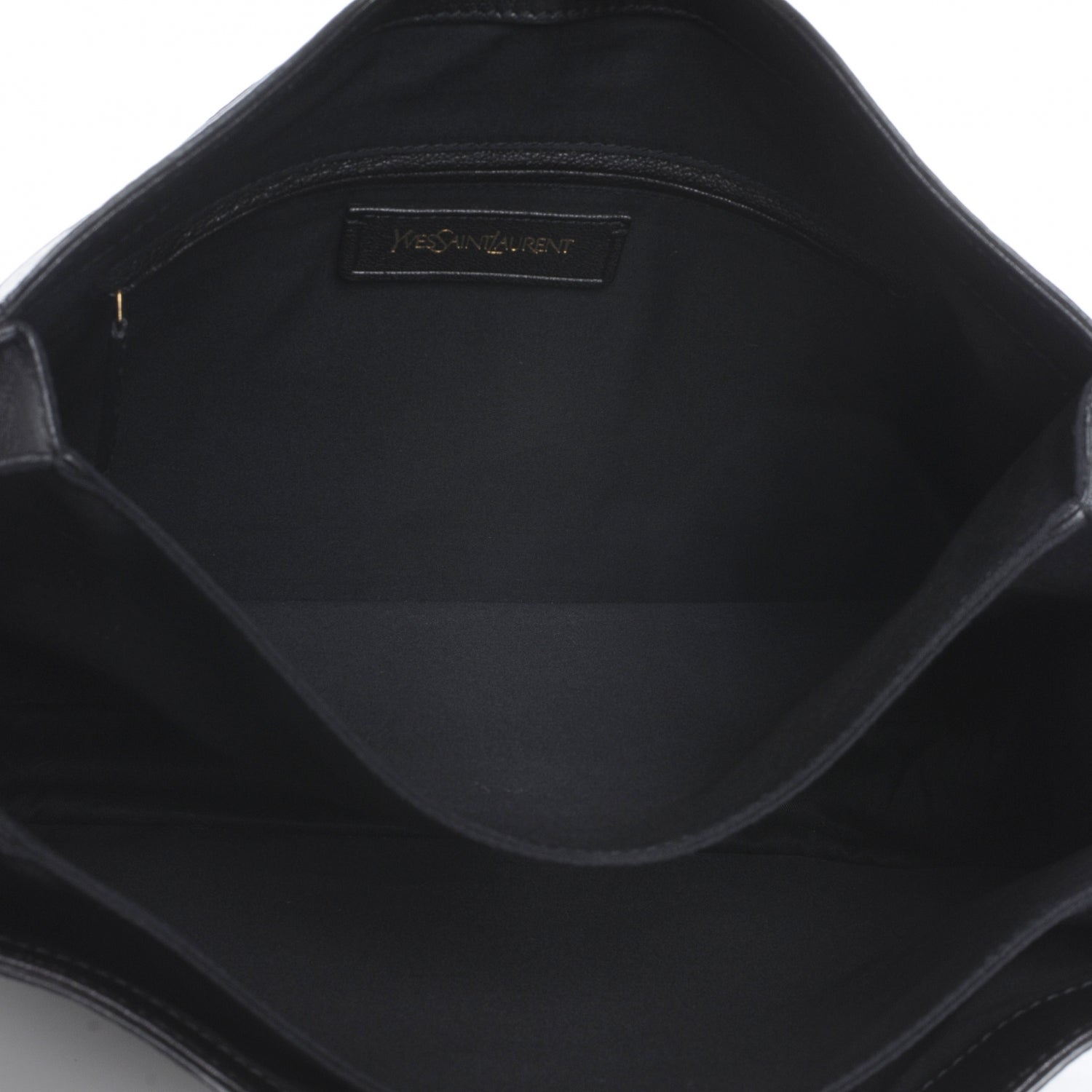 Saint Laurent Leather Medium Cabas Chyc Shoulder Bag Black 5 of 7