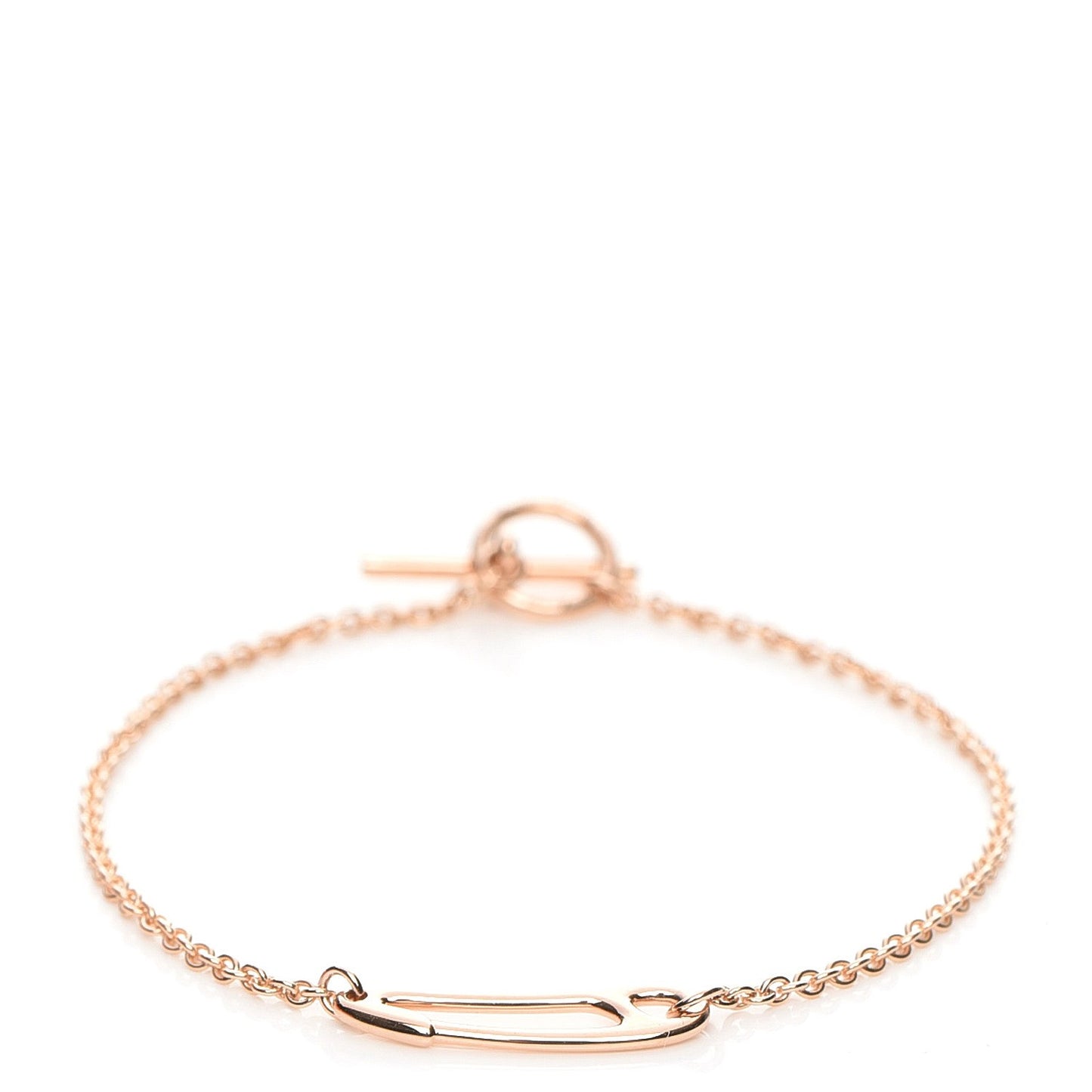 18K Rose Gold Mini Chaine d'Ancre Punk Bracelet ST