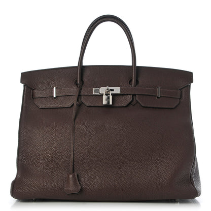Hermes Togo Birkin 40 Chocolate 1 of 29