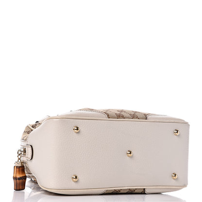 Gucci Monogram Bamboo Boston Off White 4 of 14