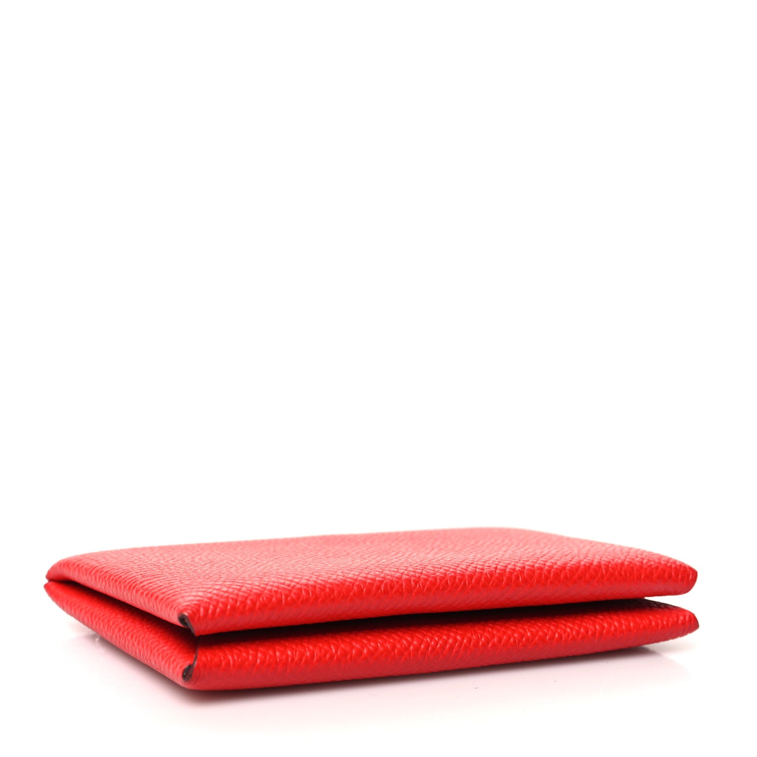 Hermes Epsom Calvi Card Case Rouge De Coeur 4 of 12