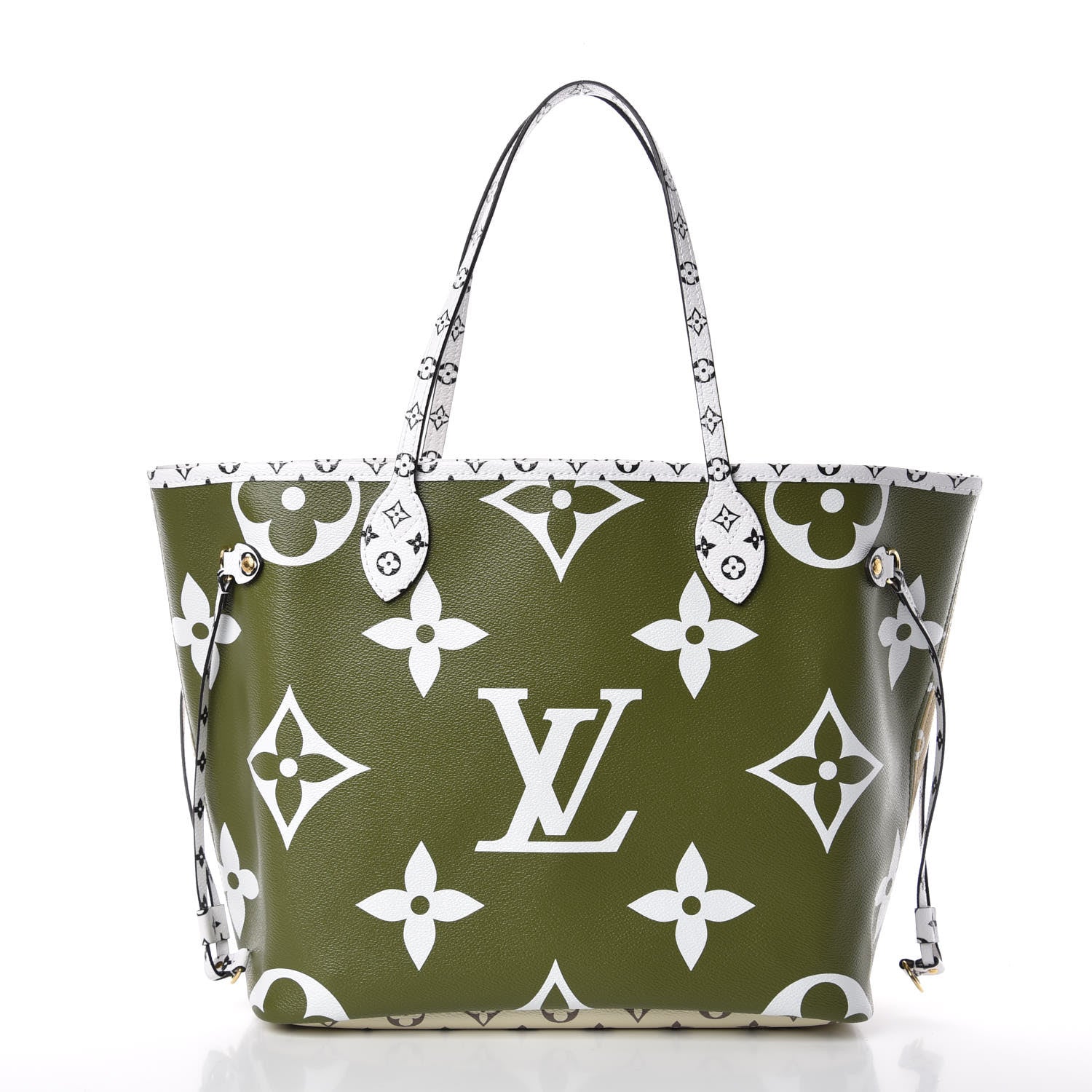 Louis Vuitton Monogram Giant Neverfull MM Kaki 3 of 11