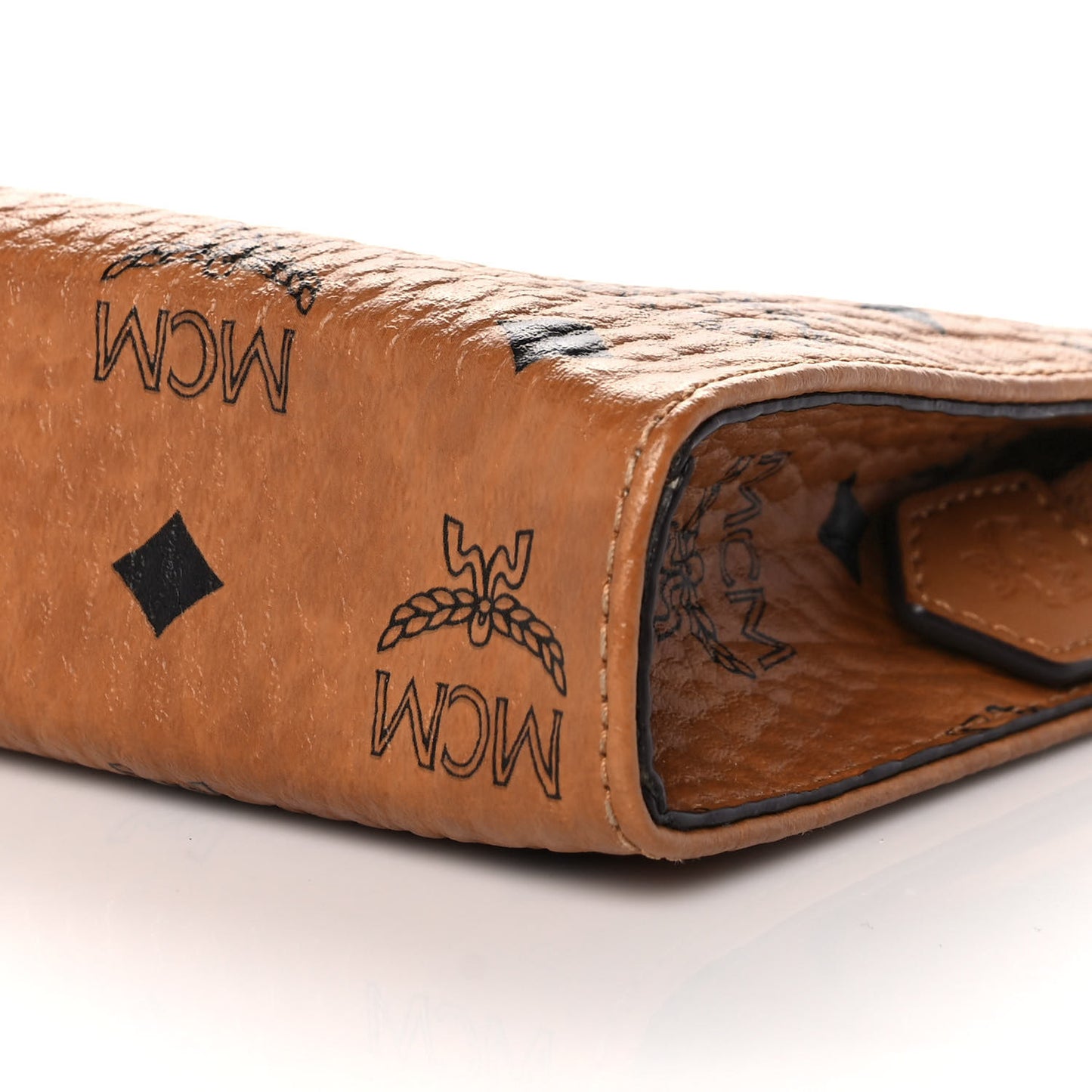 Visetos Small Zip Pouch Cognac
