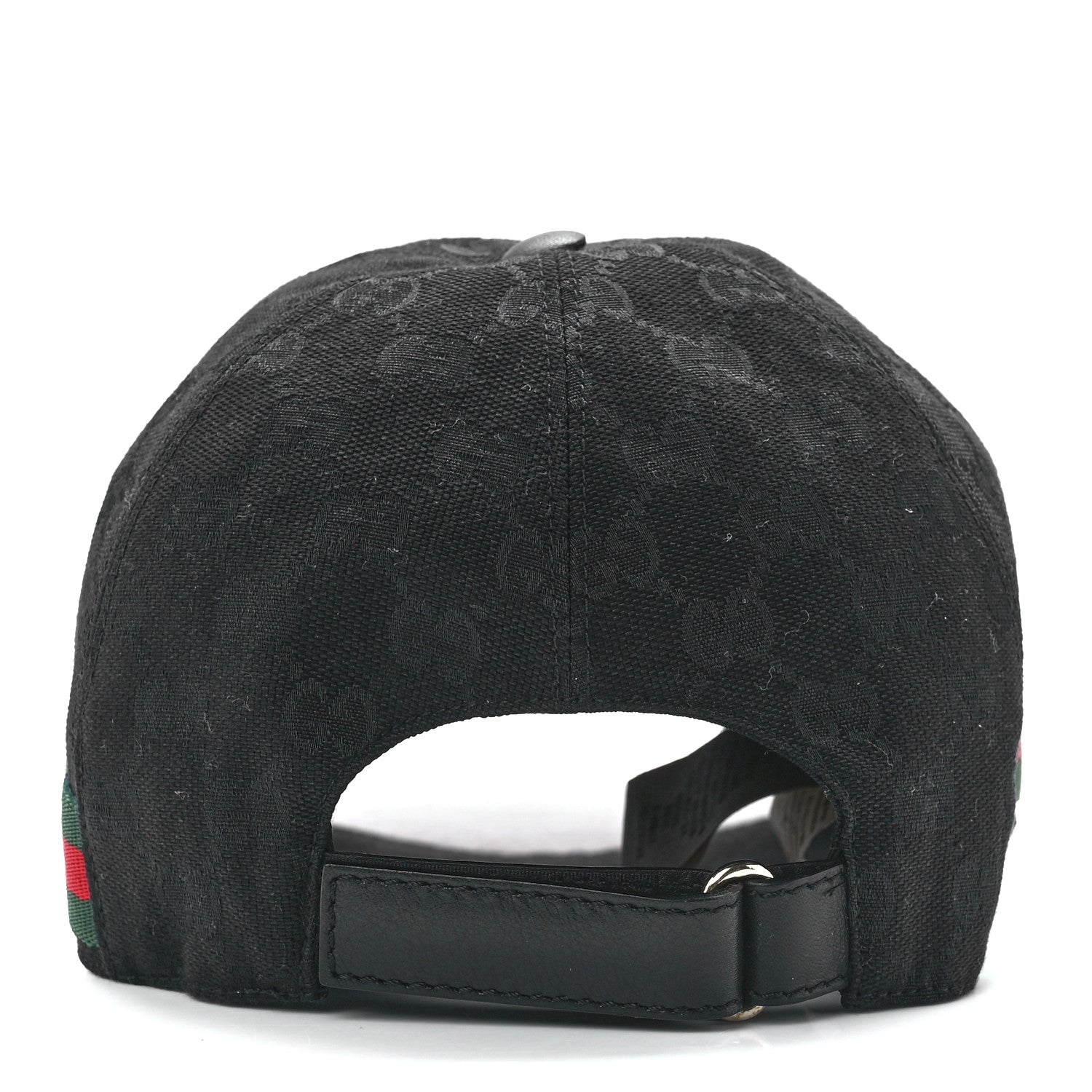 Gucci Monogram Web Baseball Hat XL Black 5 of 9