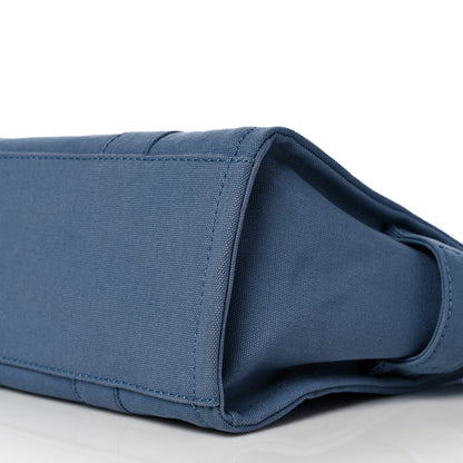 Marc Jacobs Cotton Canvas The Traveler Tote Bag Blue Shadow 10 of 10