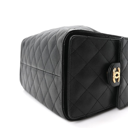 Chanel Caviar Quilted Small Chanel 25 Handbag Black 10 of 10