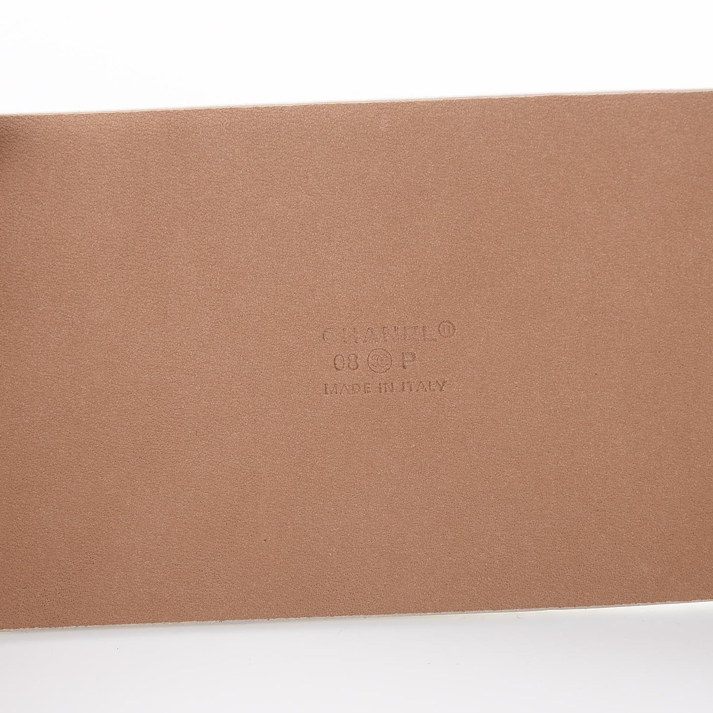 Lambskin Logo Wide Belt 85 34 Off White