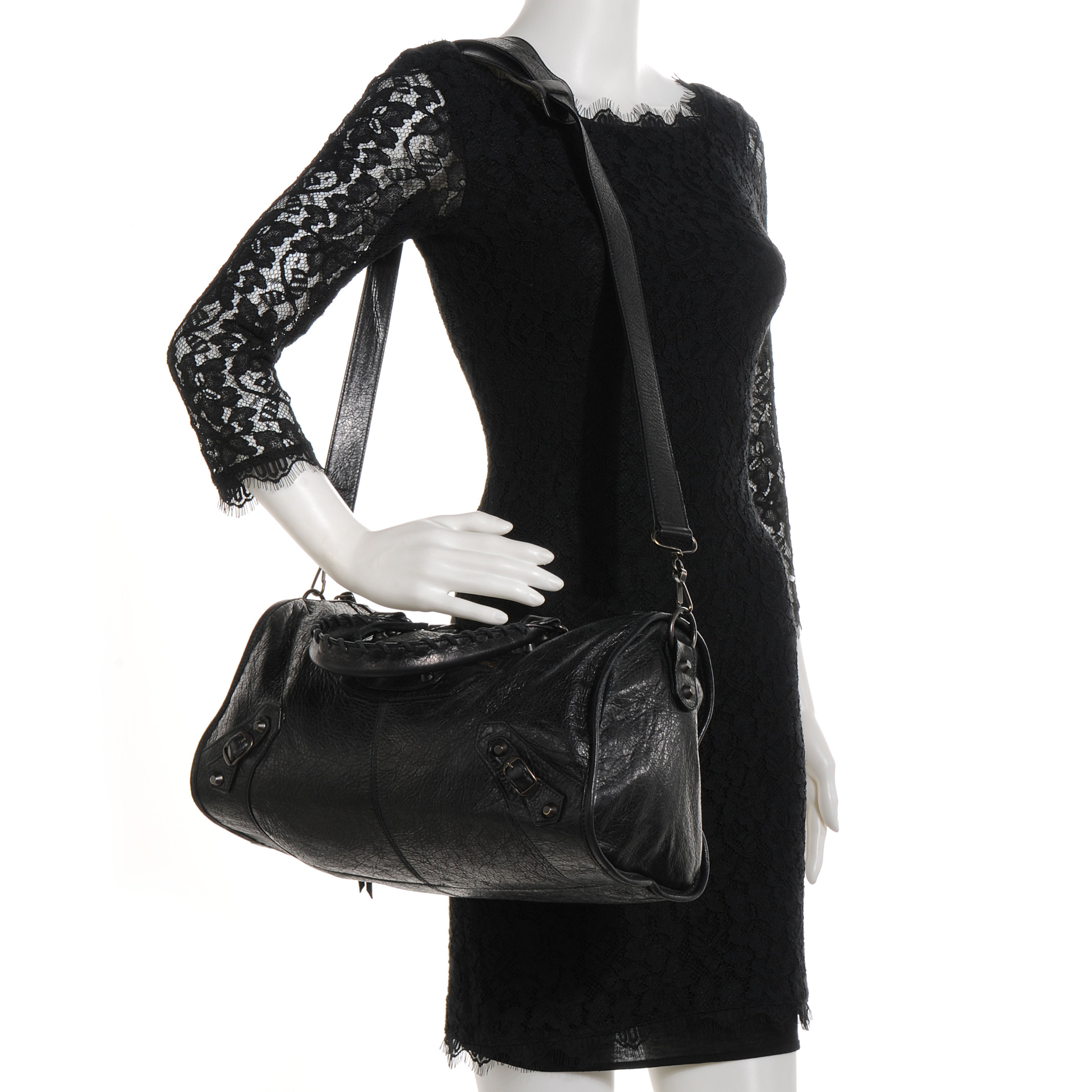 Balenciaga Agneau Maxi Twiggy Black 67057 – FASHIONPHILE