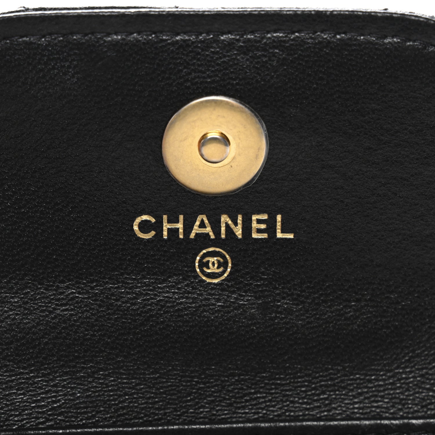 Chanel Lambskin Quilted Pearl Crush Waist Bag Black 6 of 12