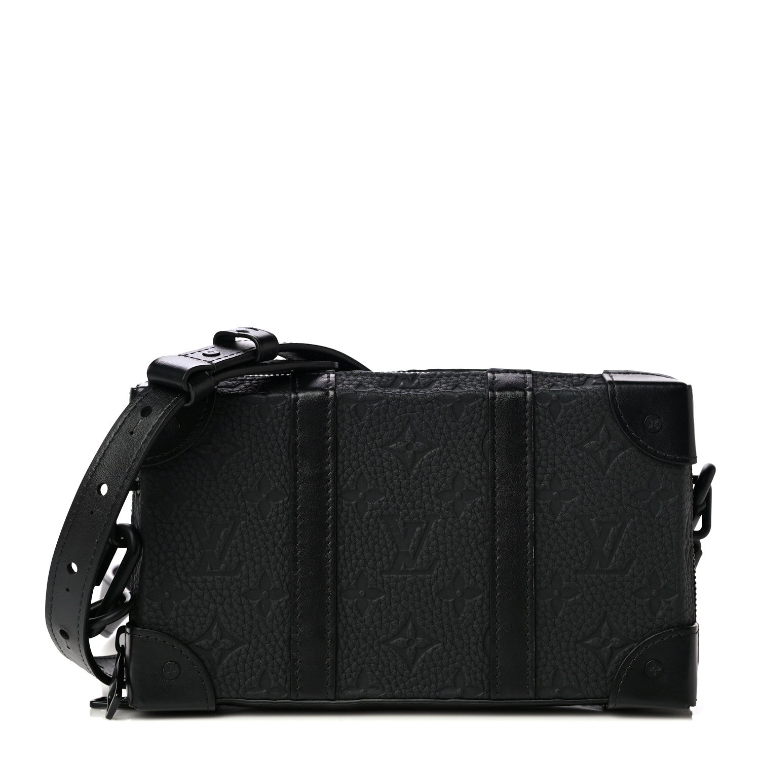 Louis Vuitton Taurillon Monogram Soft Trunk Wallet Black 1 of 5