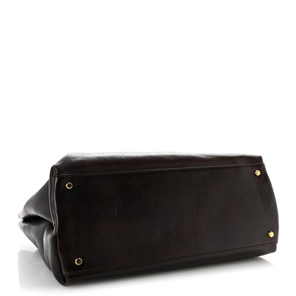 Bottega Veneta Silky Calfskin Medium Ciao Ciao Dark Mahogany 4 of 14