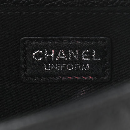 Chanel Grained Calfskin Quilted 2.55 Reissue Flap Belt Bag Clutch Black 8 of 12