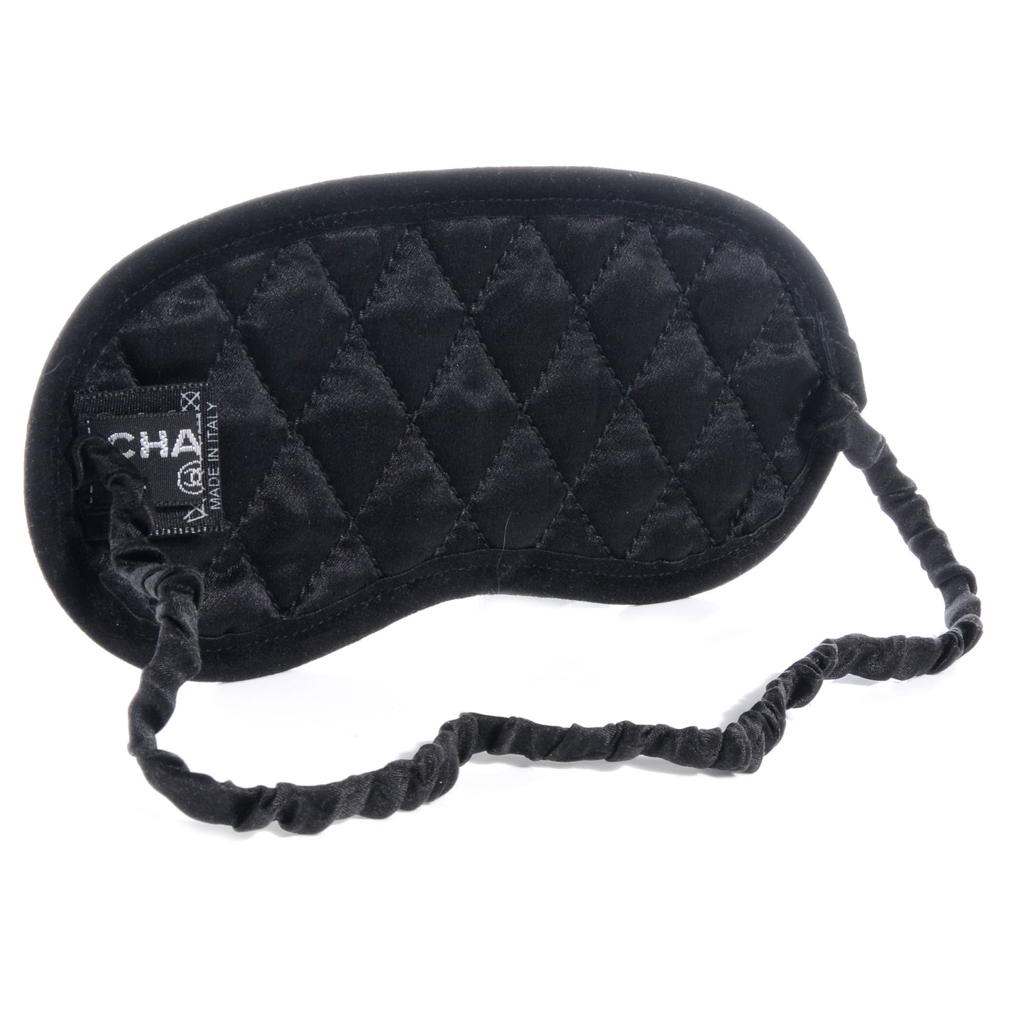 Silk Eyelid Sleeping Mask Black