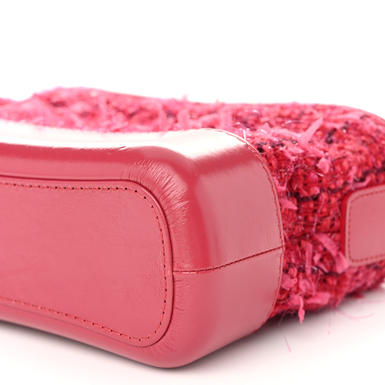 Chanel Tweed Calfskin Small Gabrielle Hobo Pink 10 of 11