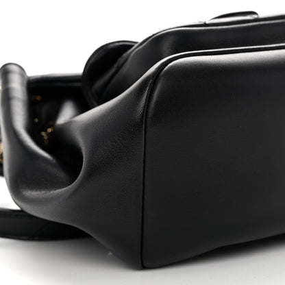 Chanel Lambskin Quilted Small Duma Drawstring Backpack Black 10 of 10