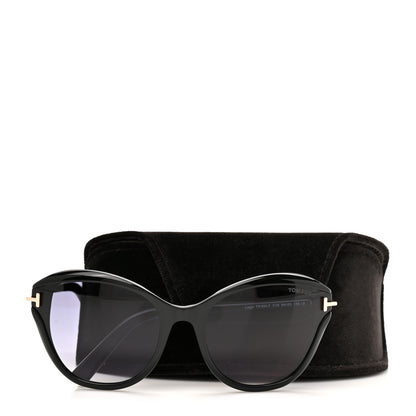 Tom Ford Leigh Round TF850-F Sunglasses Black 8 of 8