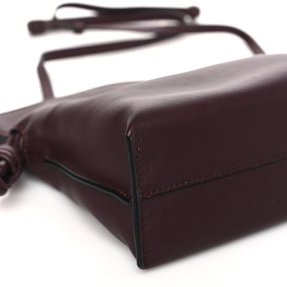Loewe Calfskin Mini Flamenco Knot Clutch Prune 9 of 10