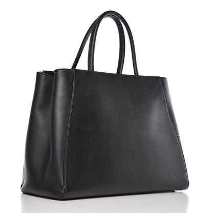 Fendi Vitello Elite Regular 2Jours Tote Black 3 of 18