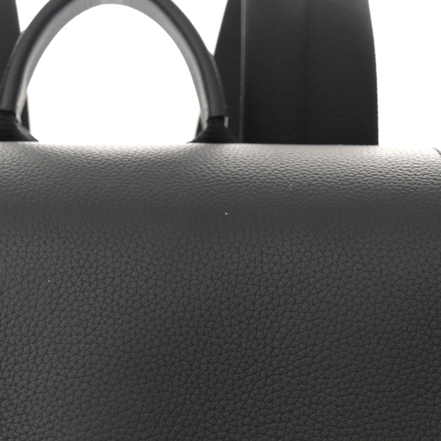 Christian Dior Oblique Jacquard Grained Calfskin Saddle Backpack With Flap Black 10 of 11