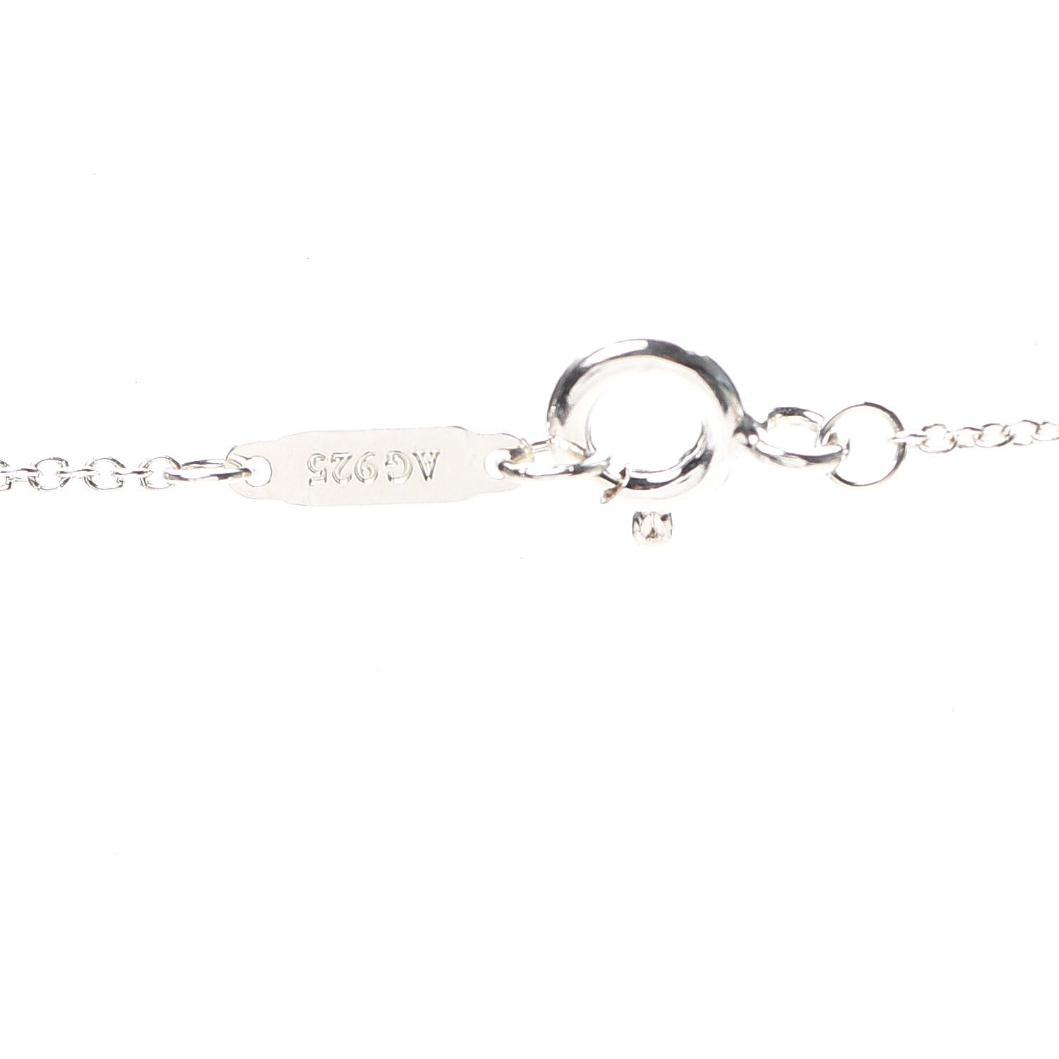 Tiffany Sterling Silver Mom Heart Tag Key Pendant Necklace 5 of 5