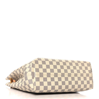 Louis Vuitton Damier Azur Graceful PM Rose Ballerine 4 of 9
